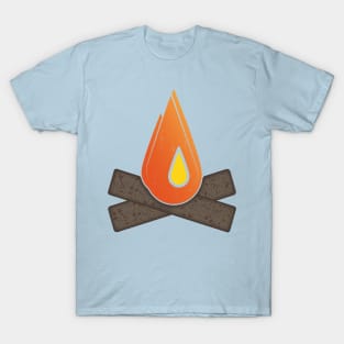 modern campfire T-Shirt